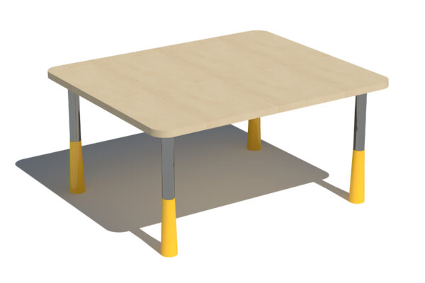 Ristkülik laste laud reguleeritavad lauajalad