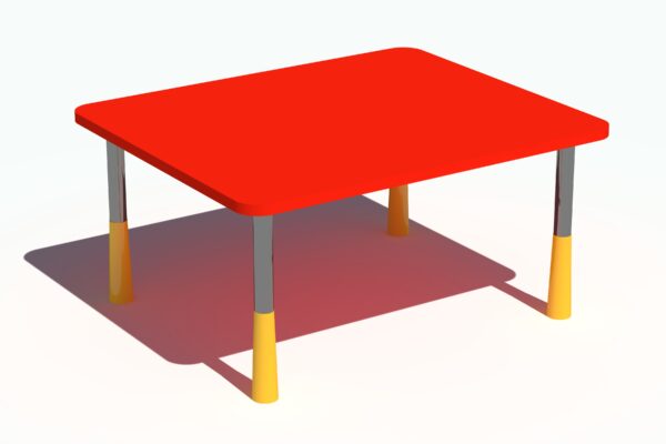 Ristkülik laste laud reguleeritavad lauajalad